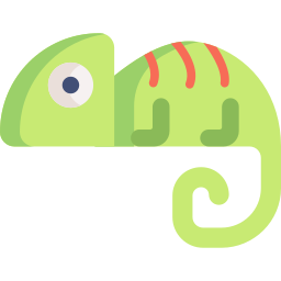 kameleon ikona