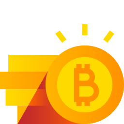 Bitcoin symbol icon