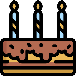 Birthday cake icon