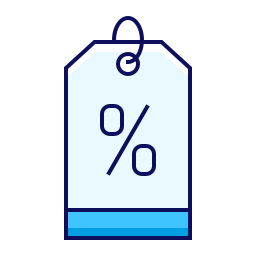 Discount label icon