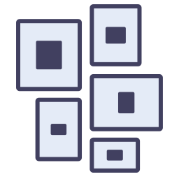 Picture frames icon