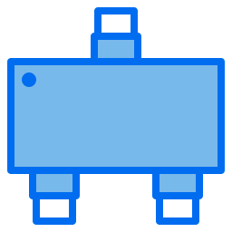 semiconduttore icona