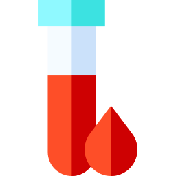 tubo del sangue icona