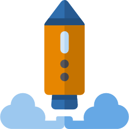 Rocket ship icon