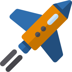 Rocket ship icon