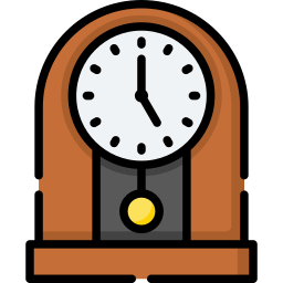 zegar stołowy ikona