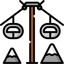 cabine de teleférico Ícone