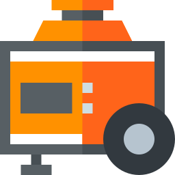 Electric generator icon