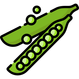 pisello verde icona