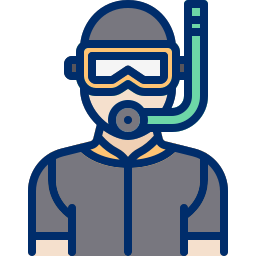 Scuba diver icon