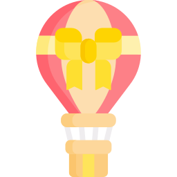 lucht hete ballon icoon