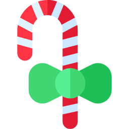 Candy cane icon