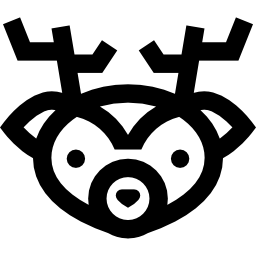 jeleń ikona