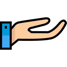 hand openen icoon