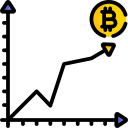 gráfico de linea icono
