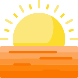 strand sonnenuntergang icon