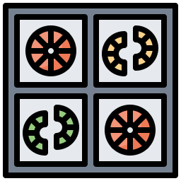 Dried fruits icon