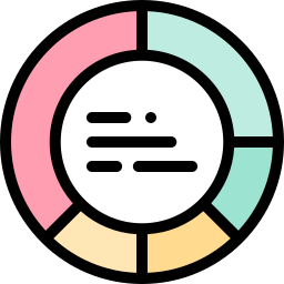 diagramme circulaire Icône