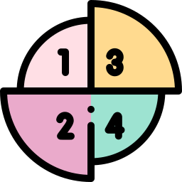 diagramme circulaire Icône