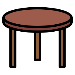 cirkel tafel icoon