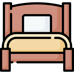 Single bed icon