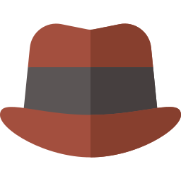 chapeau de détective Icône