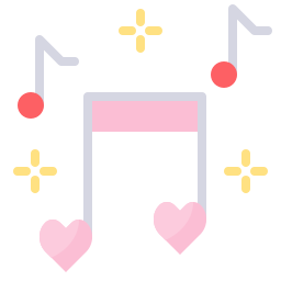 romantyczna muzyka ikona