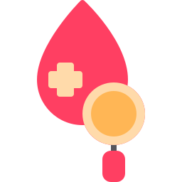 Blood test icon