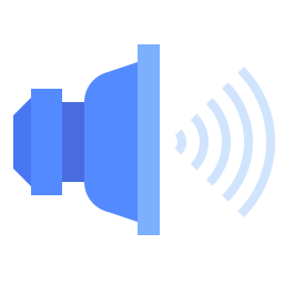 Sound speaker icon