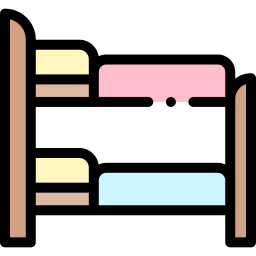 Двухъярусная кровать иконка