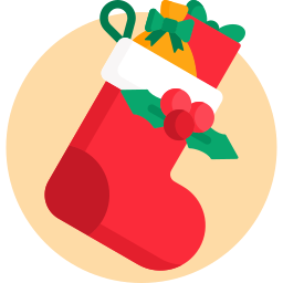 Christmas sock icon