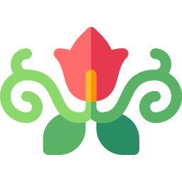 diseño floral icono