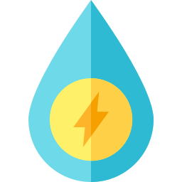 energía del agua icono