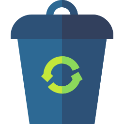 papelera de reciclaje icono