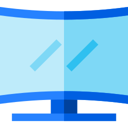 Curved screen icon