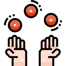 Juggling ball icon