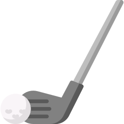 palos de golf icono