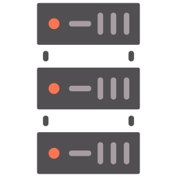 stockage serveur Icône