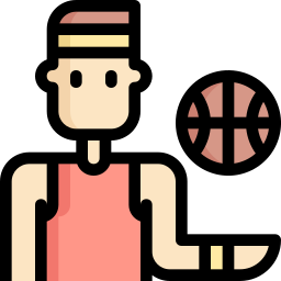 gracz koszykówki ikona