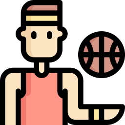 jugador de baloncesto icono