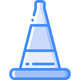 Traffic cone icon