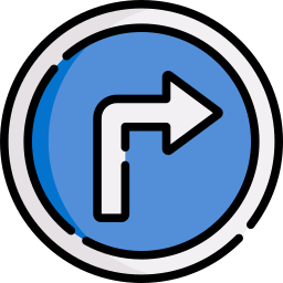 Turn right icon