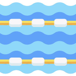 Swimming lanes icon