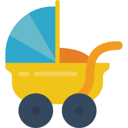 kinderwagen icoon