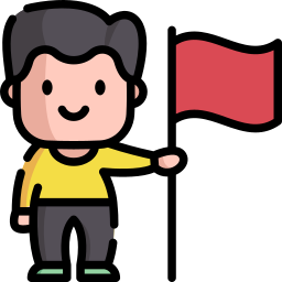 빨간 깃발 icon