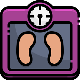 Weight scale icon