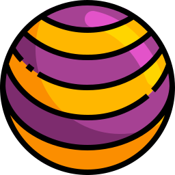 Yoga ball icon