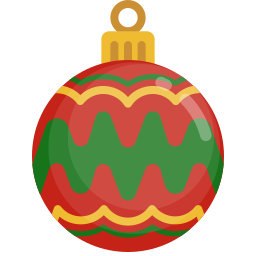 Christmas ball icon