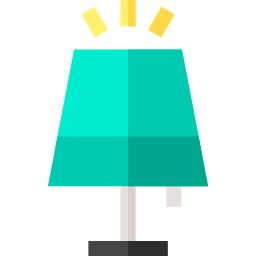 Table lamp icon