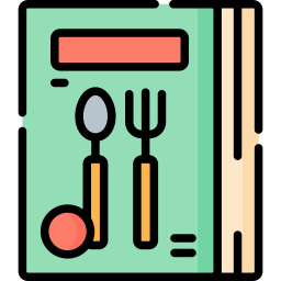 libro de cocina icono